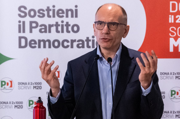 The video went beyond “the bounds of dignity and decency”: Enrico Letta speaks in Rome.