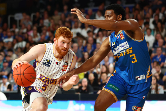 Sydney Kings’ guard Angus Glover said they’ll show “no mercy” to his injury-plagued former team.