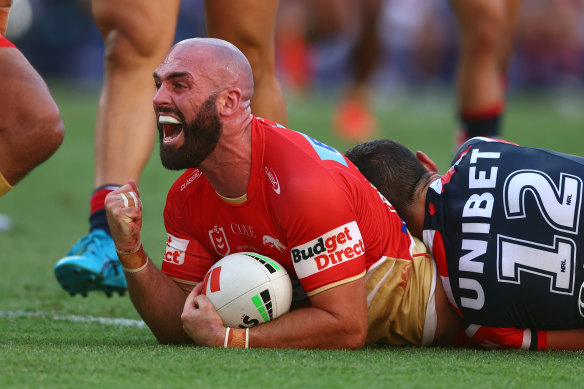 Nicholls describes himself as a try-scoring machine and was waiting for a sponsorship deal from Nike.