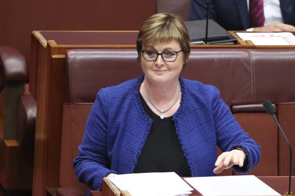 Defence Minister Linda Reynolds has been discharged from hospital after spending two nights under observation for a heart condition.