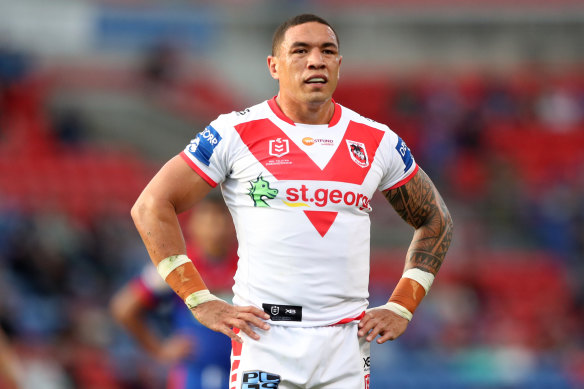Tyson Frizell wishes he could have brought more success to the Dragons.