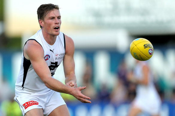 Jack Newnes joined Carlton in the off-season.