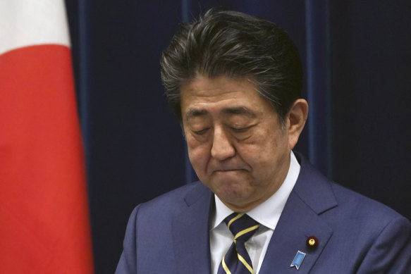 Japanese Prime Minister Shinzo Abe.