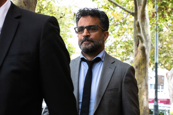 Chiropractor Riaz Behi on trial for sexual assault of a patient at Darlinghurst court.