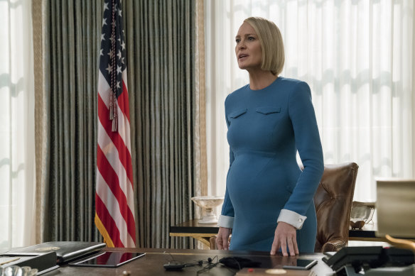Robin Wright as Claire Underwood in House of Cards.