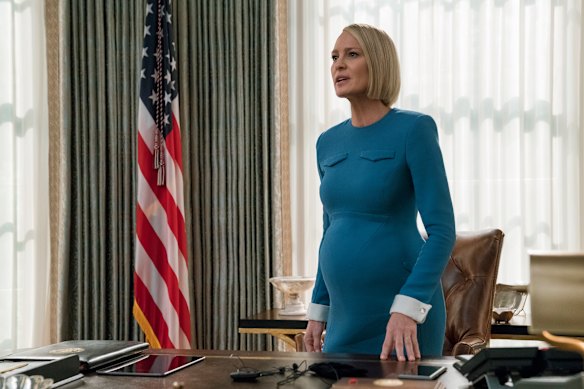 Robin Wright as Claire Underwood in House of Cards.