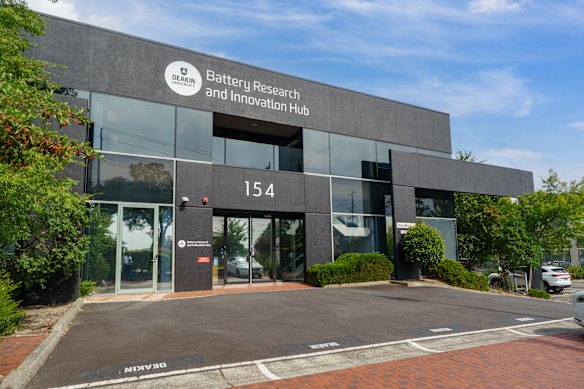 Deakin’s Battery Research Hub at 154 Highbury Road, Burwood.