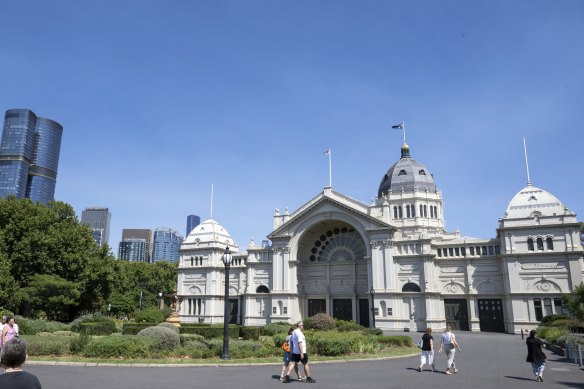 The Royal Exhibition Building as it stands today.