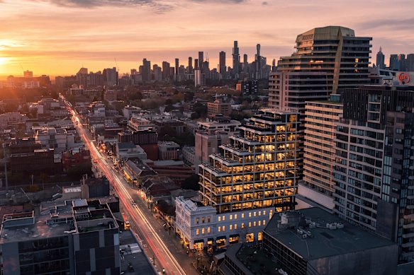 The building at 189 Toorak Road, South Yarra.