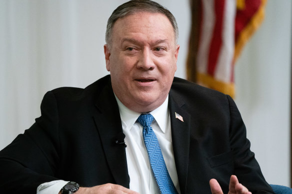 Mike Pompeo reportedly cancelled a speech he was due to deliver at an indoor holiday party.
