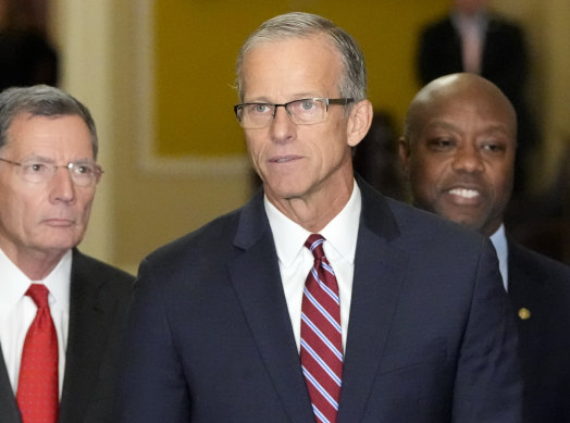 Newly-elected Senate Majority Leader Senator John Thune.