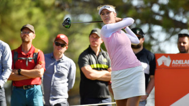 Nelly Korda chasing family history