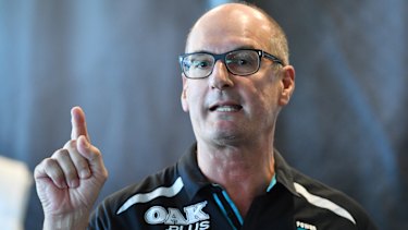 Unimpressed: Port Adelaide chairman David Koch.