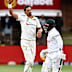 Mitchell Starc claims the wicket of Temba Bavuma.