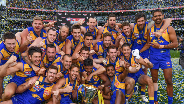 West coast eagles premiership clearance jersey