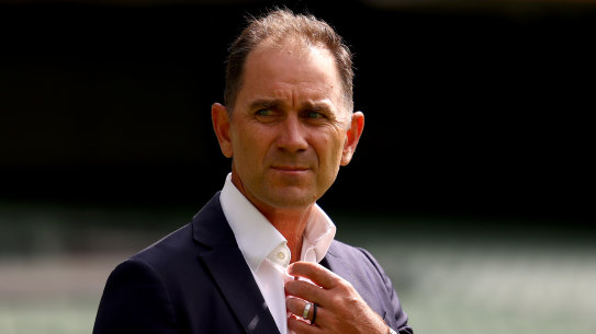 Former Australian men’s cricket coach Justin Langer.