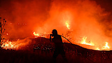 Wildfires are battering Spain, Portugal and Greece, pictured.
