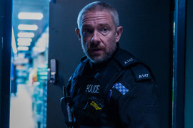 Martin Freeman as troubled Liverpool police officer Chris Carson.