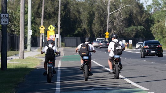 Fat bikes are popular with Sydney teenagers, but policing is difficult.