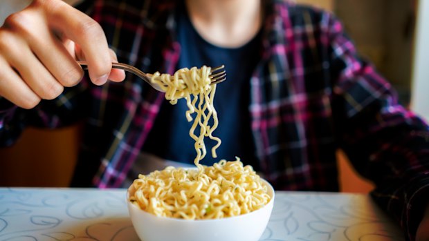 It’s not unusual for teenagers to reach for the instant noodles.