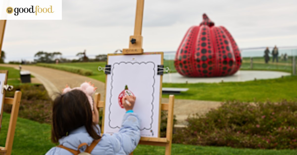 Sip and sketch with the kids at Pt. Leo Estate this school holidays