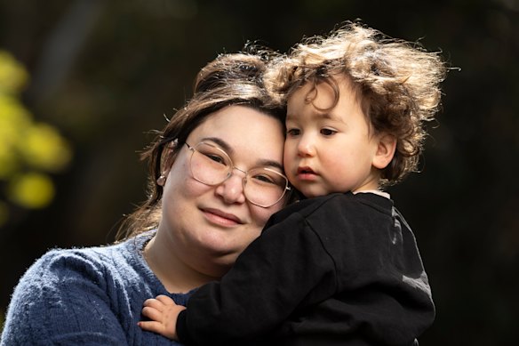 Melton resident Sara Masudy and her son, Atlas.