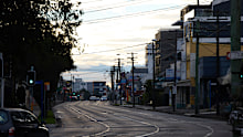 Quiet roads in Belmore as COVID-19 cases spill into the area.