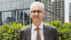 APRA chairman John Lonsdale in Sydney on Wednesday, after a briefing on priorities for 2024.