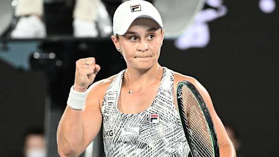 Ash Barty is one win away from taking out the Australian Open.