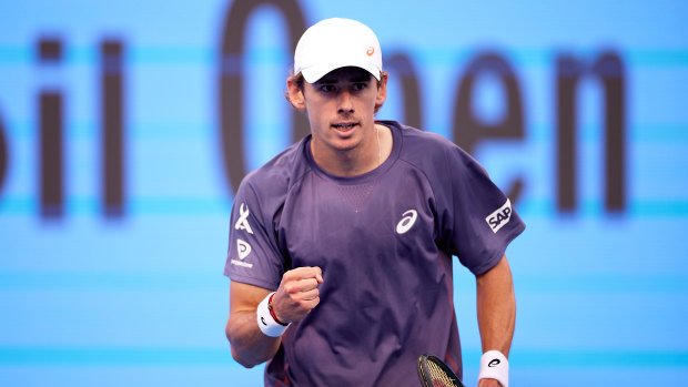 Alex de Minaur is learning to deal with pressure and expectation.