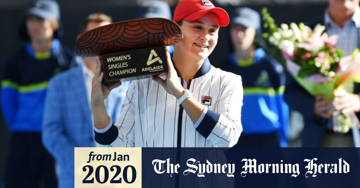 Australian Open 2020: Ashleigh Barty warms up for grand ...