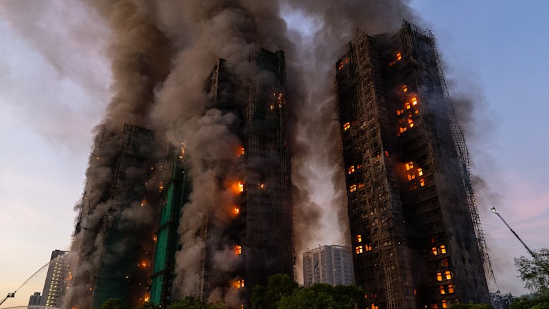 Four killed in Hong Kong apartment building inferno