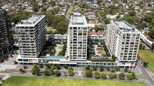The Macquarie Park apartment’s car parks on the basement level are at risk of collapse.