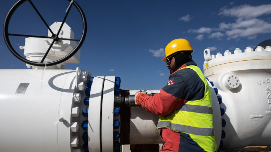 A natural gas pipeline between Greece and Bulgaria currently under construction in Greece. Bulgaria recently announced it would not renew a contract for gas with Russian energy giant Gazprom.