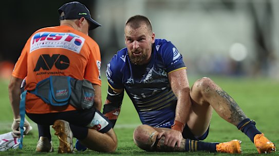 Clint Gutherson has been playing with knee pain.