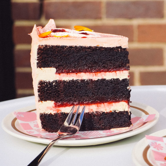 Take away a slice of one of Mali Bakes’ signature layer cakes.