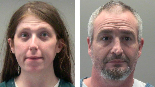 Jessica Watkins and Donovan Crowl In an undated image provided by the Montgomery County Jail, 