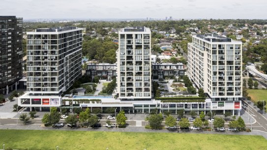 The development at 23 Halifax Street, Macquarie Park.