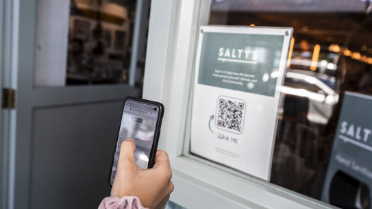 Police have been accessing QR code check-in data in a bid to solve crimes.