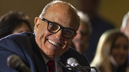 Rudy Giuliani, the president's personal lawyer.