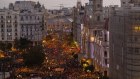 Protesters march in Valencia against the authorities’ perceived slow response to the deadly floods.