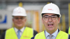 South Australian Liberal leader Steven Marshall with Prime Minister Scott Morrison.