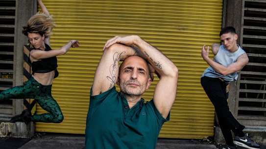 Rafael Bonachela, with dancers Juliette Barton and Riley Fitzgerald.  