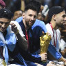 Huge crowds in Buenos Aires welcome Argentina team after World Cup victory