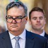Michael Palassis, executive director at Paxon consulting firm arrives at ICAC on Thursday.