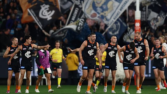 Carlton are back in the finals race after three wins in a row. 