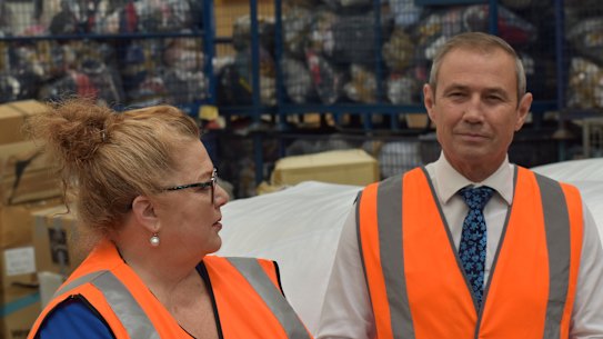 WA Premier Roger Cook and former minister Sue Ellery.