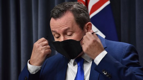 WA Premier Mark McGowan, April 27, 2021. Picture: Hamish Hastie