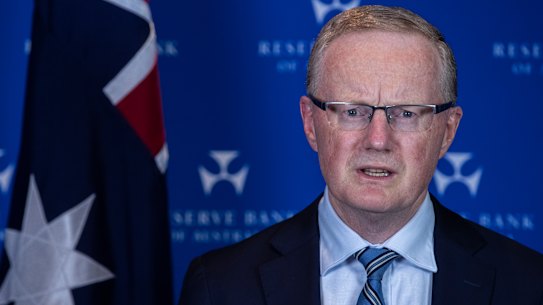 Reserve Bank governor Philip Lowe. 