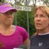 Mother and daughter praised for helping elderly man who fell into creek